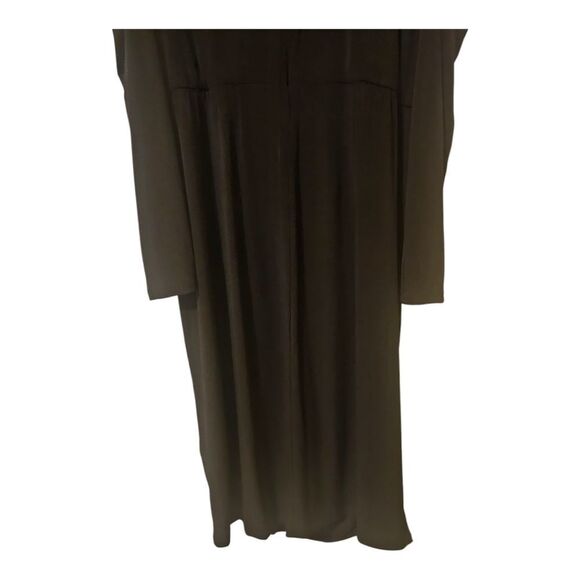 LANE BRYANT Black V-Neck Ruched Surplice Dress - Size 16 - Picture 8 of 10